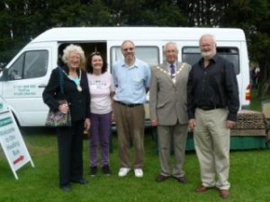 Nick & Marina with Peter Balls and The Mayor and Mayoress 